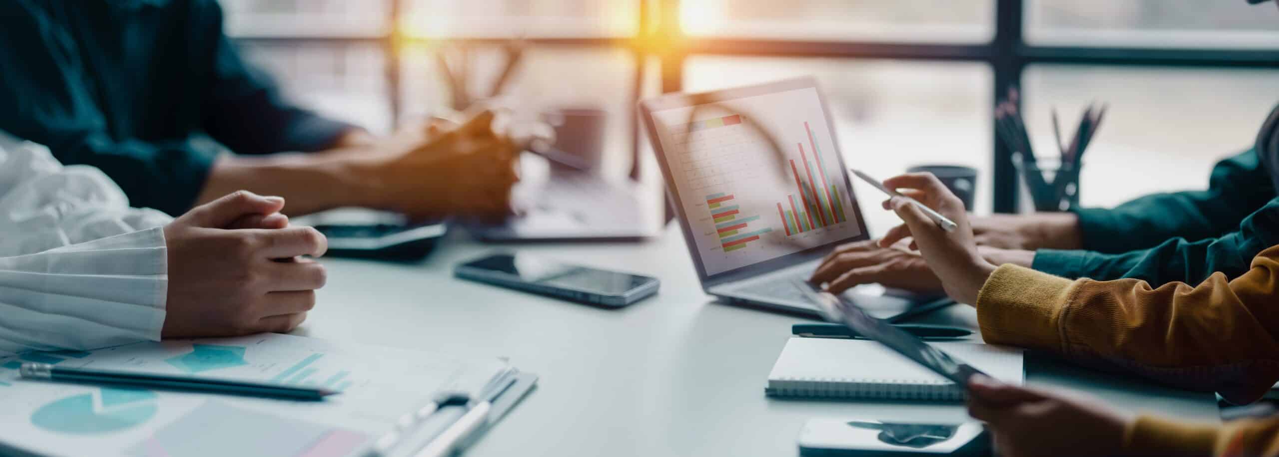 réunion avec management visuel